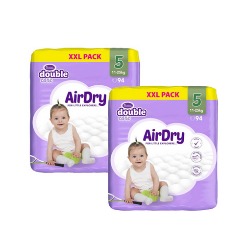 Violeta Pelene Double Care Air Dry Junior 5 11-25kg, 94 kom x 2 kom slika 1