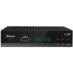 Xwave M1 DVB-T2 SetTop Box SD-HD,MPEG2 i MPEG4 AVC H.265 HDMI,SCART