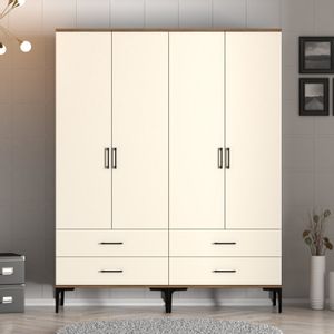 Kumsal TT - Walnut, Cream Walnut
Cream Wardrobe