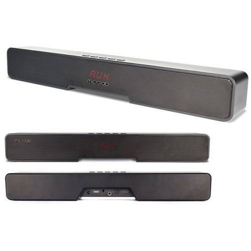 Microlab Onebar02 LED Bluetooth speaker soundbar 2x15W, USB, HDMI, AUX, Optical, Coaxial, black slika 1