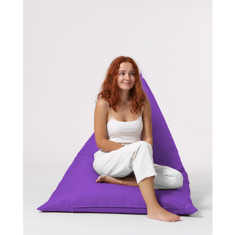 Piramida Veliki Krevet Pouf - Ljubičasti Vrt Bean Bag slika 9