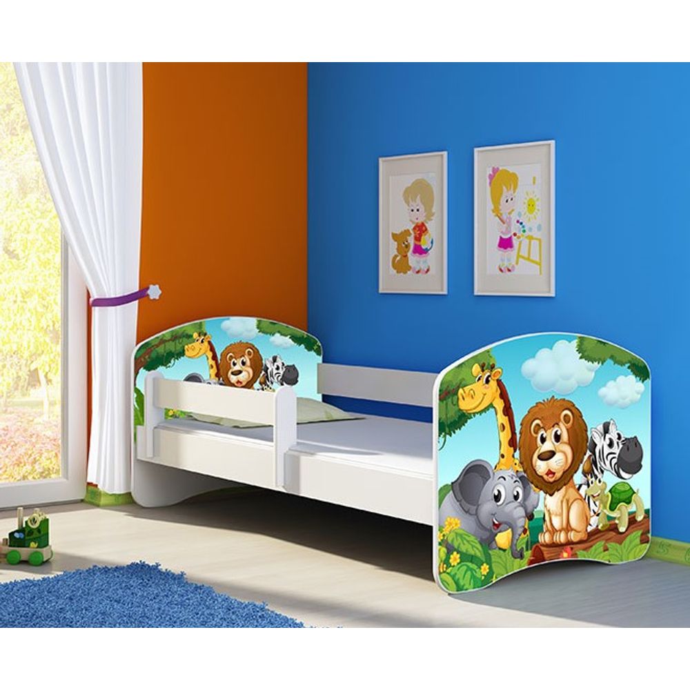 ACMA Dječiji krevet Acma II White - 160x80cm - Dezen 02 slika 1