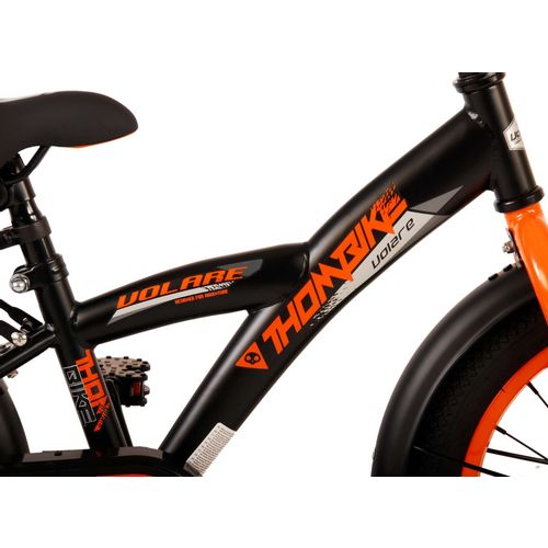 Volare dječji bicikl Thombike 16" crno-narančasti slika 7