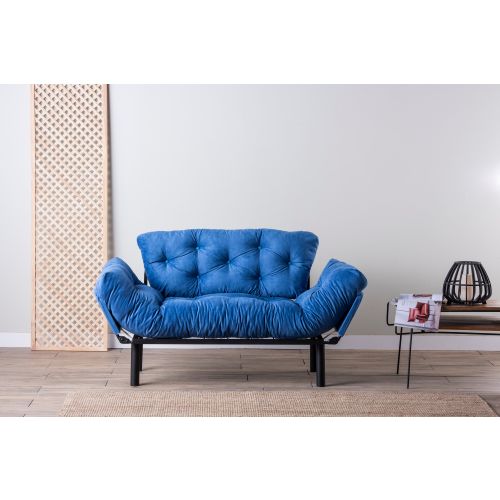 Atelier Del Sofa Dvosjed na razvlačenje NITTA plava , Nitta - Blue slika 6