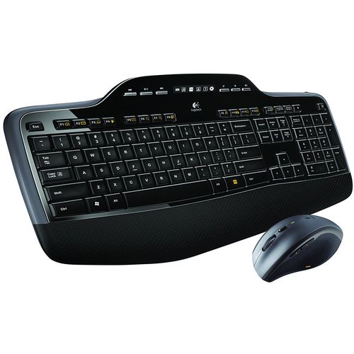 Tipkovnica + miš Logitech MK710 Wireless, crna slika 1