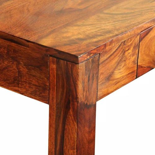 Konzolni stol s 3 ladice 80 cm od masivnog drva šišama slika 4