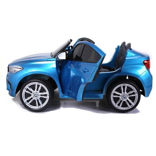 Licencirani auto na akumulator BMW X6 - plavi/lakirani slika 8