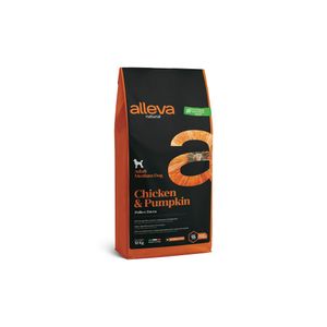 Alleva Natural Dog Adult Chicken &amp; Pumpkin Medium 12 kg