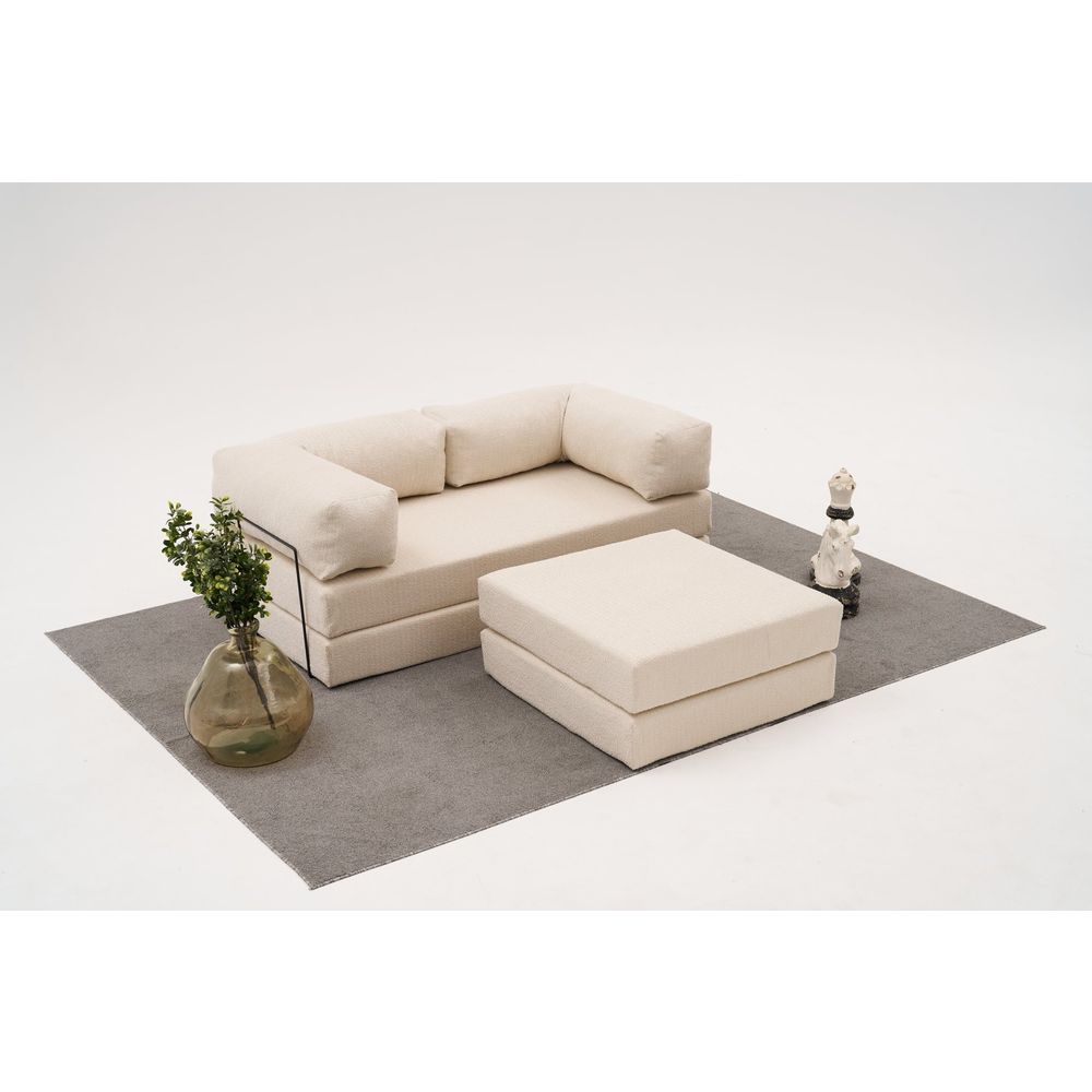Comfort Mini - Krem Kremasti Ugaoni Sofe slika 2