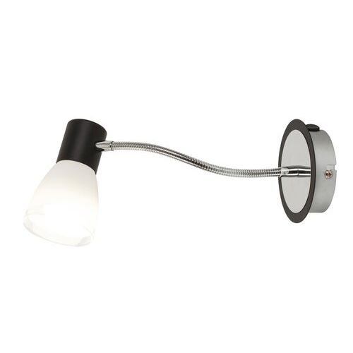 Rabalux Ati zidna lampa E14 max15W crna/hrom Spot rasveta slika 1