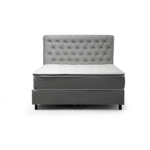 Sonata Set 120 x 200 - Grey Grey Single Mattress, Base & Headboard slika 5