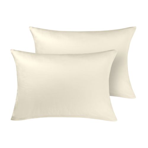 Set od dvije pamučne jastučnice Svilanit Luxe Sateen, bež beige 50x70 cm slika 1