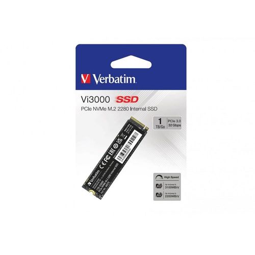 Verbatim Vi3000 1 TB NVMe/PCIe M.2 internal SSD PCIe NVMe 3.0 x4 Retail 49375 slika 2