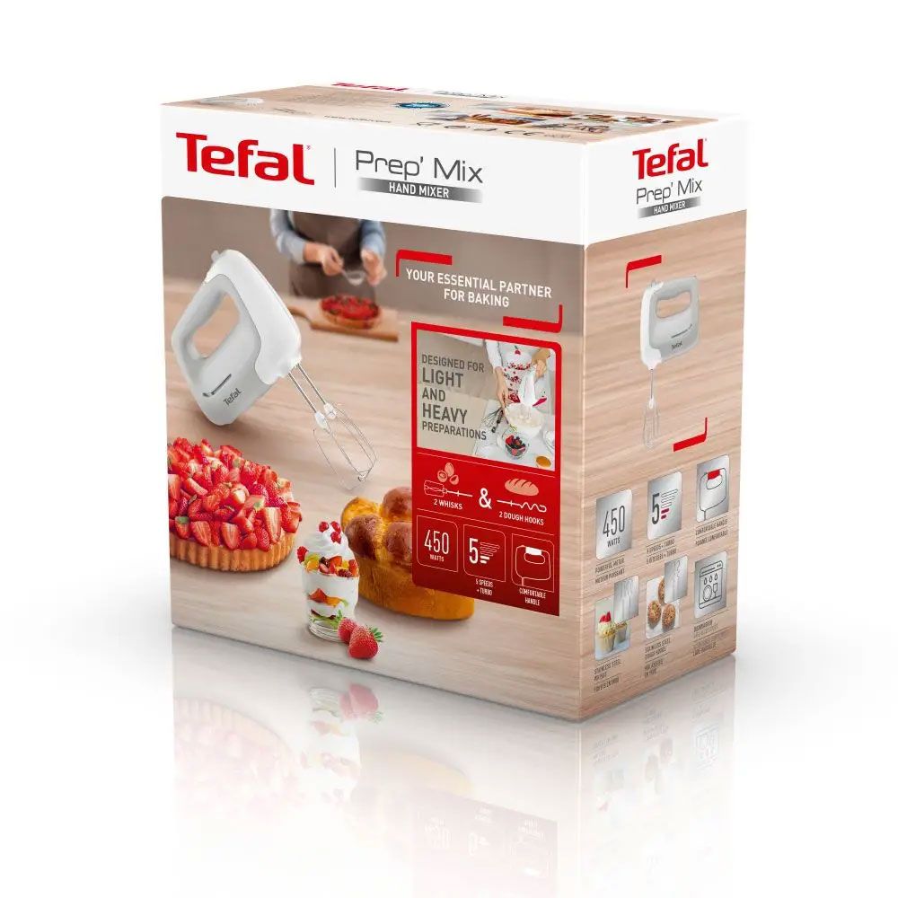 Tefal Ručni mikser HT450B38 Prep Mix, 450 W slika 7