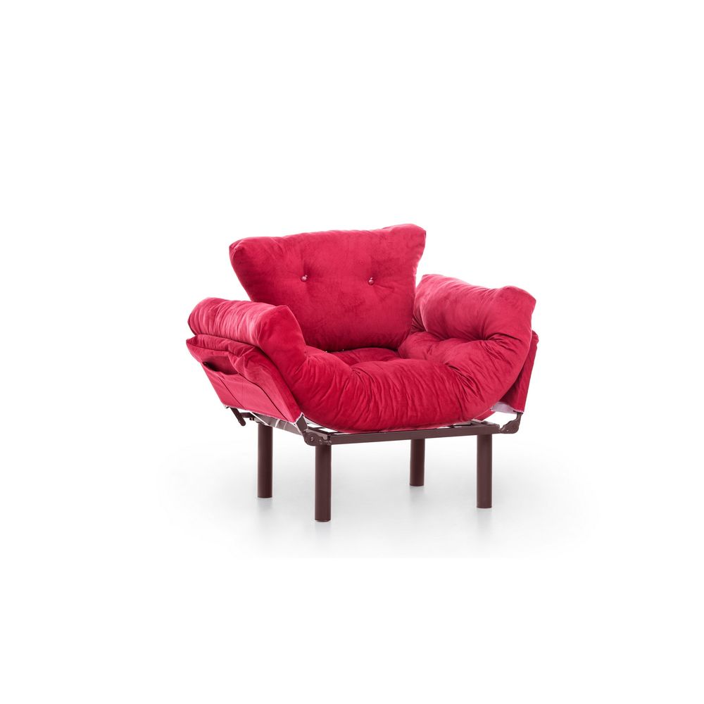 Nitta Single - Maroon Maroon Wing Chair slika 9
