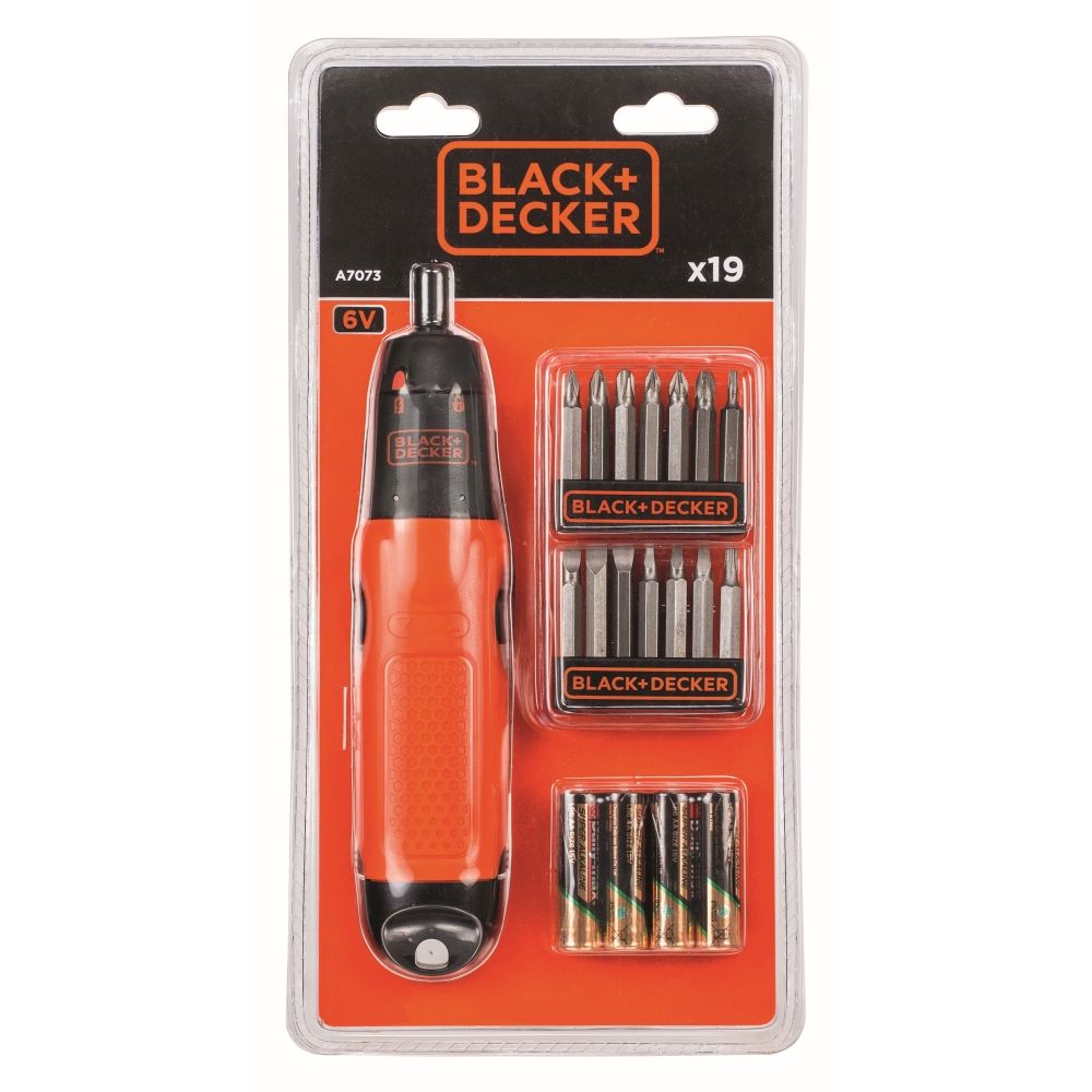 Odvijač sa priborom-blister set Black &amp; Decker A7073 slika 1
