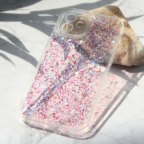 Maska Glitter za iPhone 12 6.1 ljubicasta slika 1