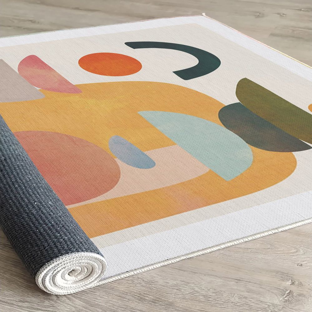 Tanka višebojna staza sa digitalnim printom Woopamuk272 (80 x 120 cm) slika 3