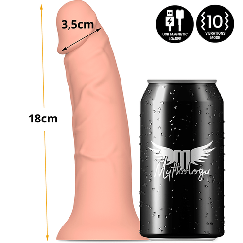 Mythology Asher Original vibrirajući dildo 18cm slika 24