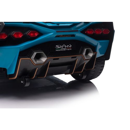 Licencirani auto na akumumulator Lamborghini SIAN 4x100W - dvosjed - plavi slika 10