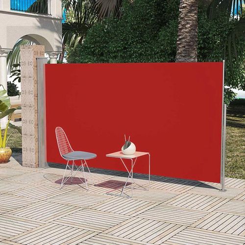 Bočna tenda za dvorište/terasu 160 x 300 cm crvena slika 2