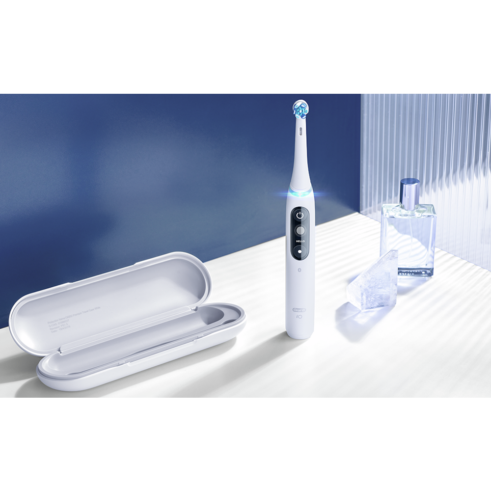 Oral B Električna Četkica Za Zube Io Series 7 White Alabaster slika 6