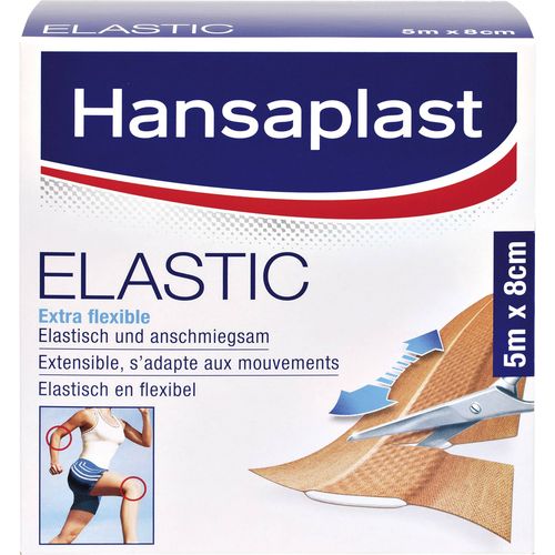 Hansaplast 1556523 Hansaplast ELASTIC žbuka (D x Š) 5 m x 8 cm slika 2