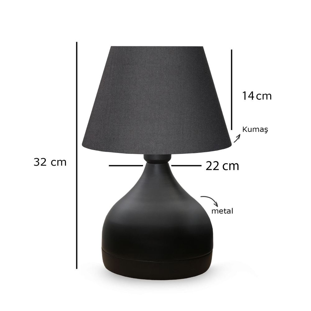 AYD-3089 Antracitna Stočna Lampa slika 3