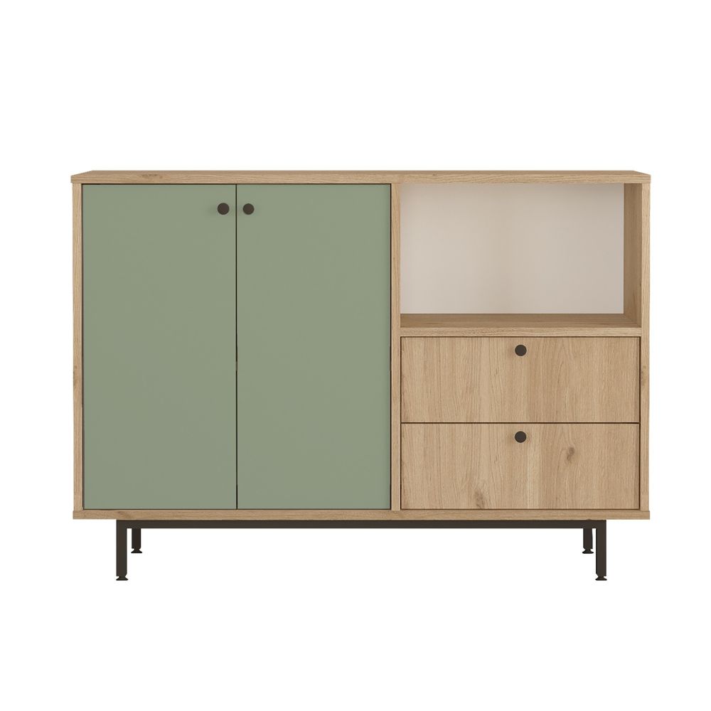 Višenamjenski ormar RE2-SY Oak Green slika 4