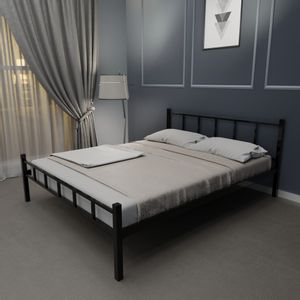 K90 - Black (140 x 200) Black Double Bedstead