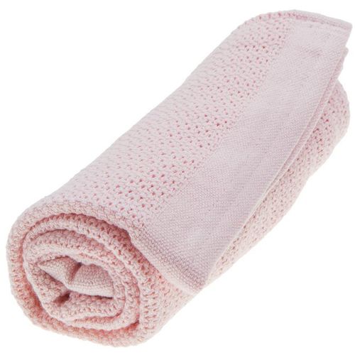 Vinter & Bloom Soft Grid deka - Roza slika 1