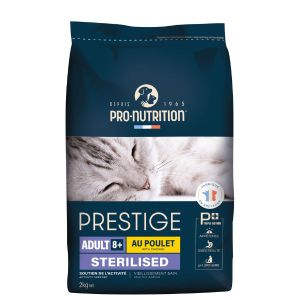 Pro Nutrition Prestige Cat Adult Sterilised 8+, 2 kg