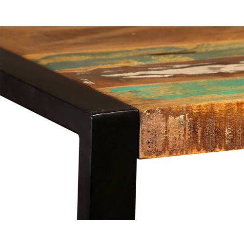 Blagovaonski stol od masivnog obnovljenog drva 120 cm slika 64