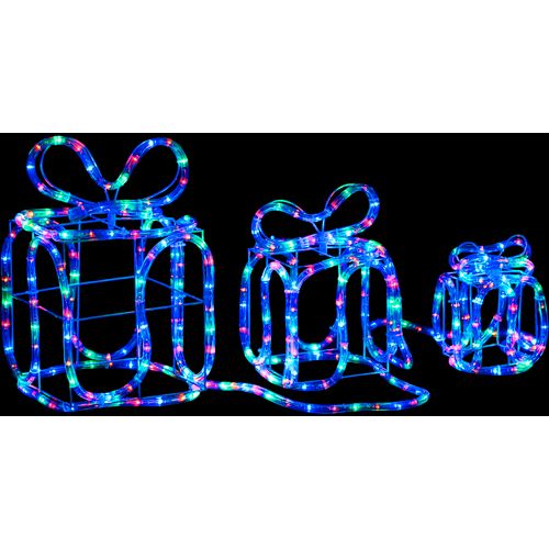 Ukrasne božićne kutije za poklone sa 180 LED žarulja slika 11