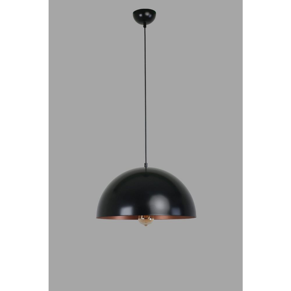 Veliki Retro Luster sa Crnim Obručem slika 3