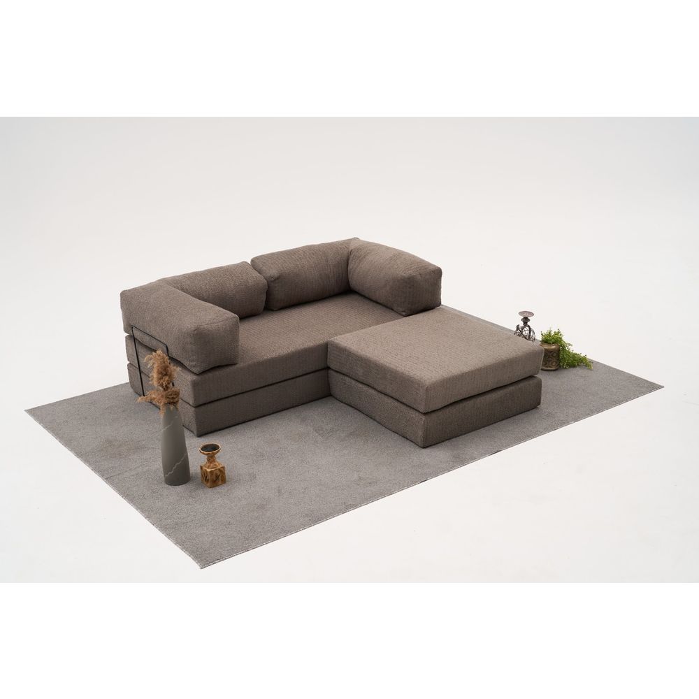 Comfort Mini - Sivi Ugaoni Sofa slika 1