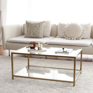 Hanah Home Astro Gold Coffee Table