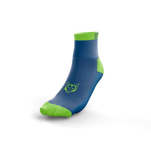 Otso čarape Multisport niske Electric Blue &amp; Fluo Green slika 1