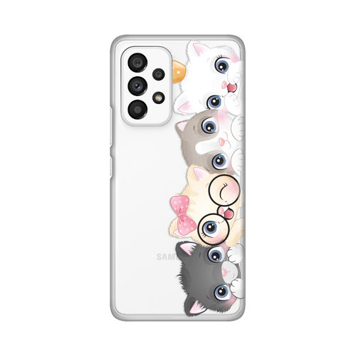 Torbica Silikonska Print Skin za Samsung A536B Galaxy A53 5G Cats slika 1