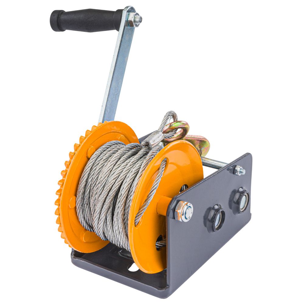 Powermat ručno vitlo s čeličnim užetom 1133 kg 10 m PM-WRC-1133T slika 5