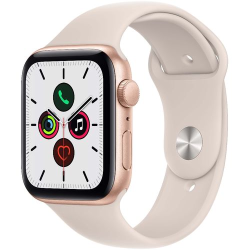 Apple Watch SE (v2) GPS, 40mm Gold Aluminium Case with Starlight Sport Band - Regular slika 1