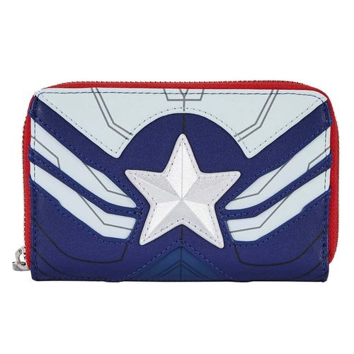 Marvel Falcon Captain America Cosplay Zip Around Wallet slika 1