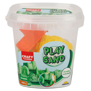 SUNMAN Crafy 00454 Kinetički Pijesak, Zeleni - 350g