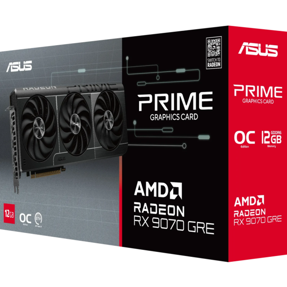 ASUS grafička kartica Prime Radeon RX 9070 GRE 12GB GDDR6, PCI-E 5.0 slika 10