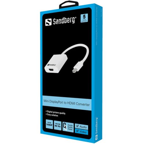 Adapter Sandberg Mini DisplayPort - HDMI 508-29 slika 2