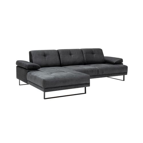 Atelier Del Sofa Kutna garnitura, Antracit, Mustang Large Left - Anthracite slika 6