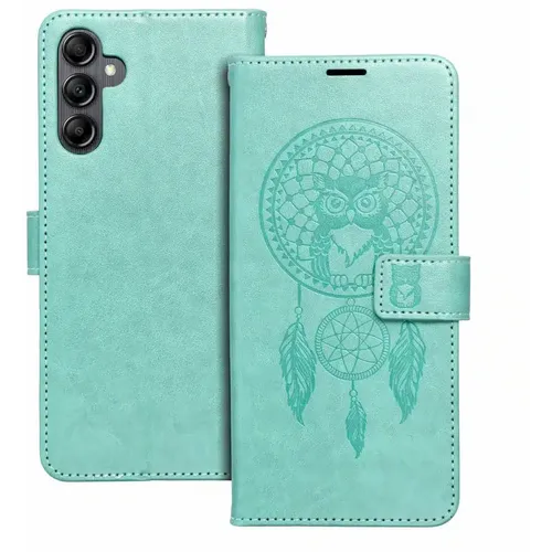 MEZZO Book case preklopna torbica za SAMSUNG GALAXY A14 4G / A14 5G dreamcatcher zelena slika 1