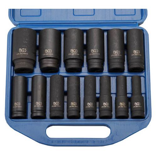 BGS Set nasadnih ključeva udarnih dugih 10-32mm 1/2" 14 dijelova 5207 bp23 slika 1