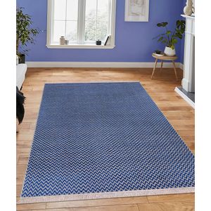 23033A  - Navy Blue   Navy Blue Hall Carpet (80 x 150)
