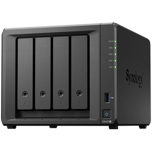 Synology DiskStation DS923+, Tower, 4-Bays 3.5'' SATA HDD/SSD, 2 x M.2 2280 NVMe SSD slot, CPU AMD R1600 2-core 2.6 (base) / 3.1 (turbo) GHz, 4 GB DDR4 ECC, 2x RJ-45 1GbE LAN Port; 2x USB 3.2; eSATA port; 2.24 kg; 3yr warranty